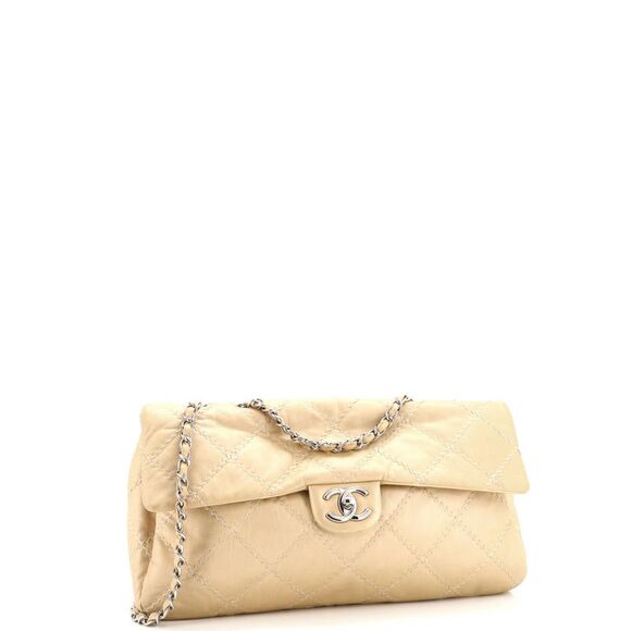 Chanel Ultimate Stitch Flap Bag Quilted Lambskin Large Gold - Picture 2 of 6